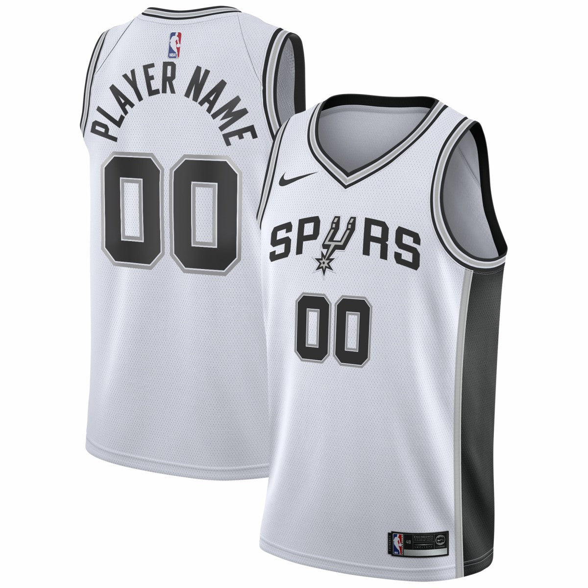 San Antonio Spurs 2020/21 Swingman Custom Jersey - Association Edition - White for sale