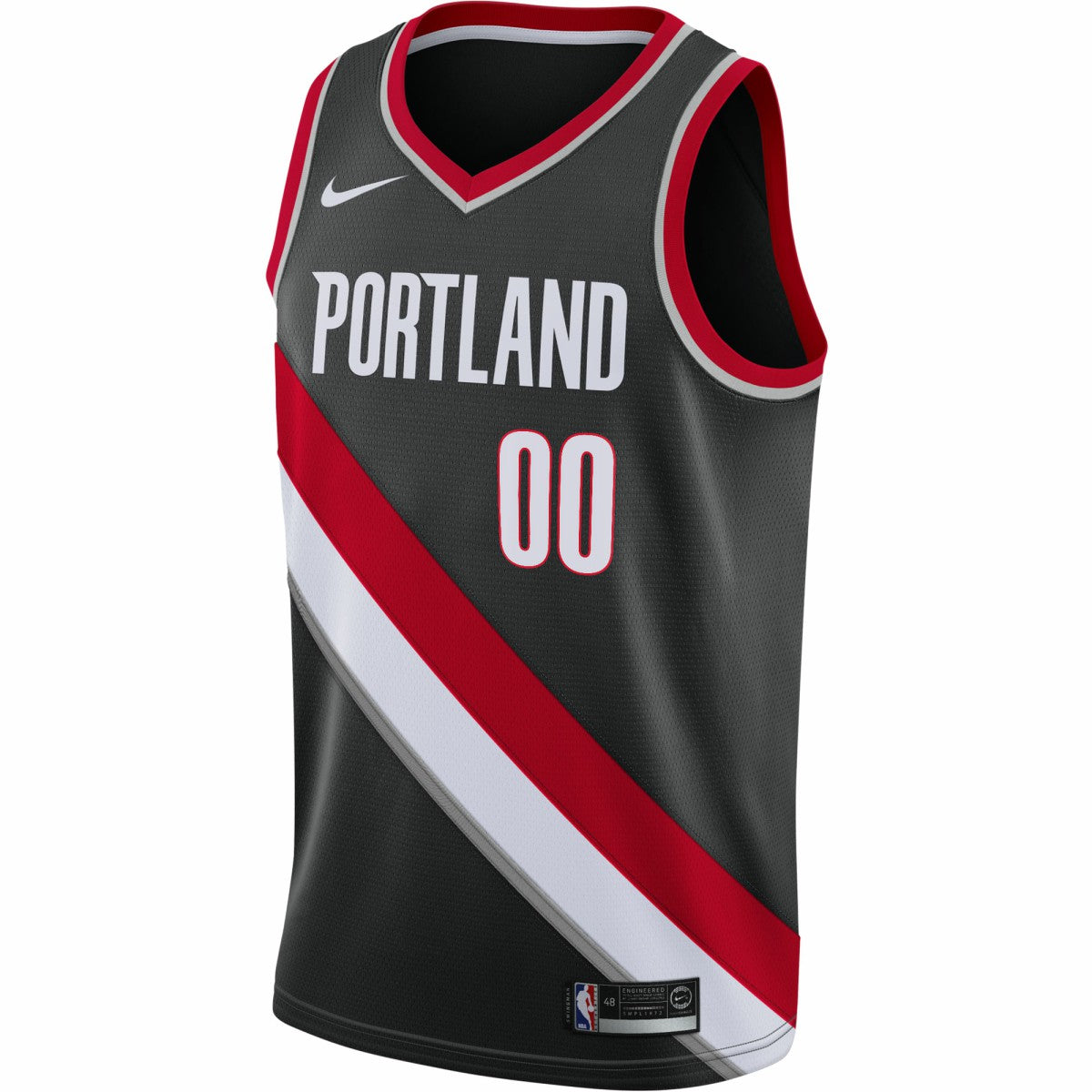 Portland Trail Blazers 2020/21 Swingman Custom Jersey - Icon Edition - Black for sale
