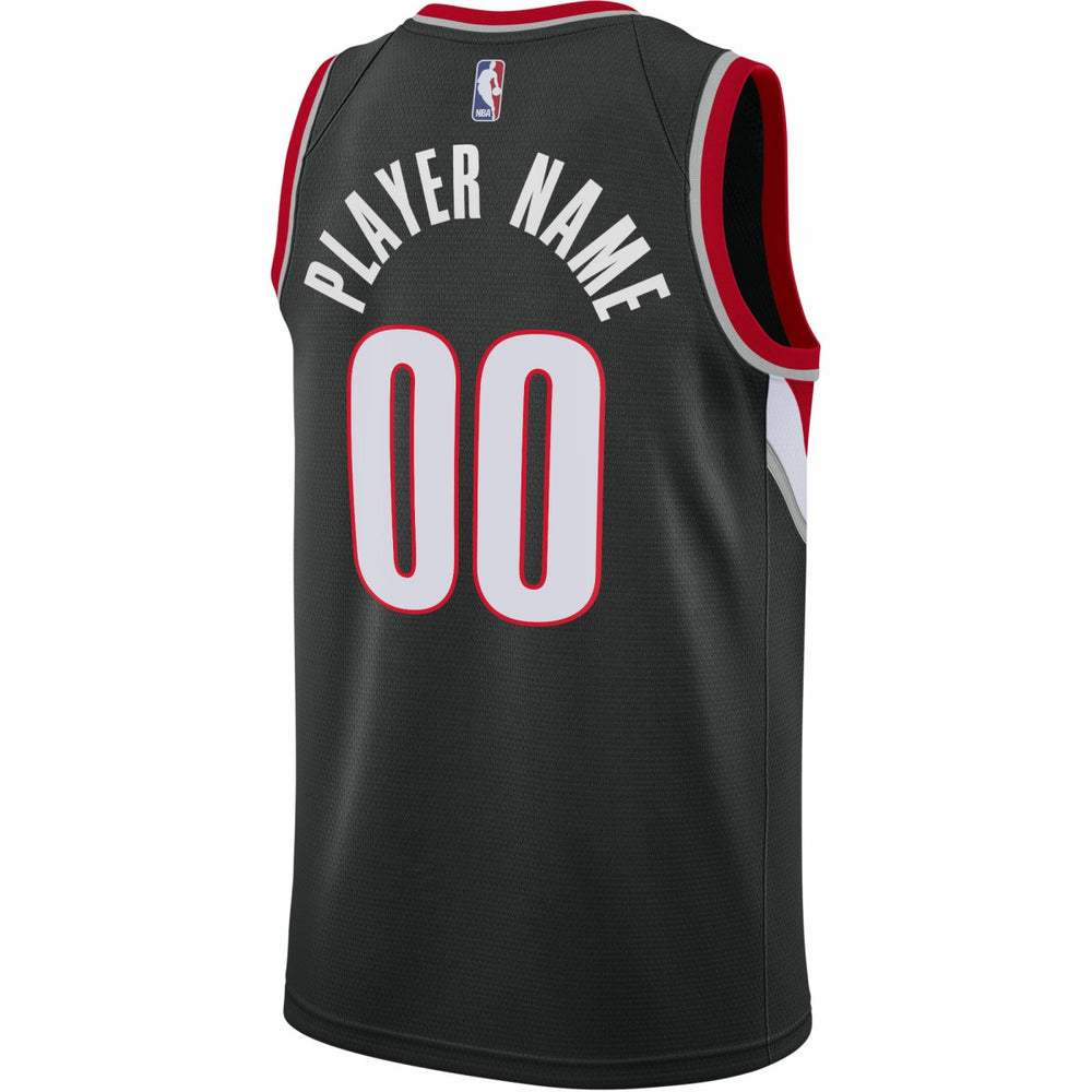 Portland Trail Blazers 2020/21 Swingman Custom Jersey - Icon Edition - Black for sale