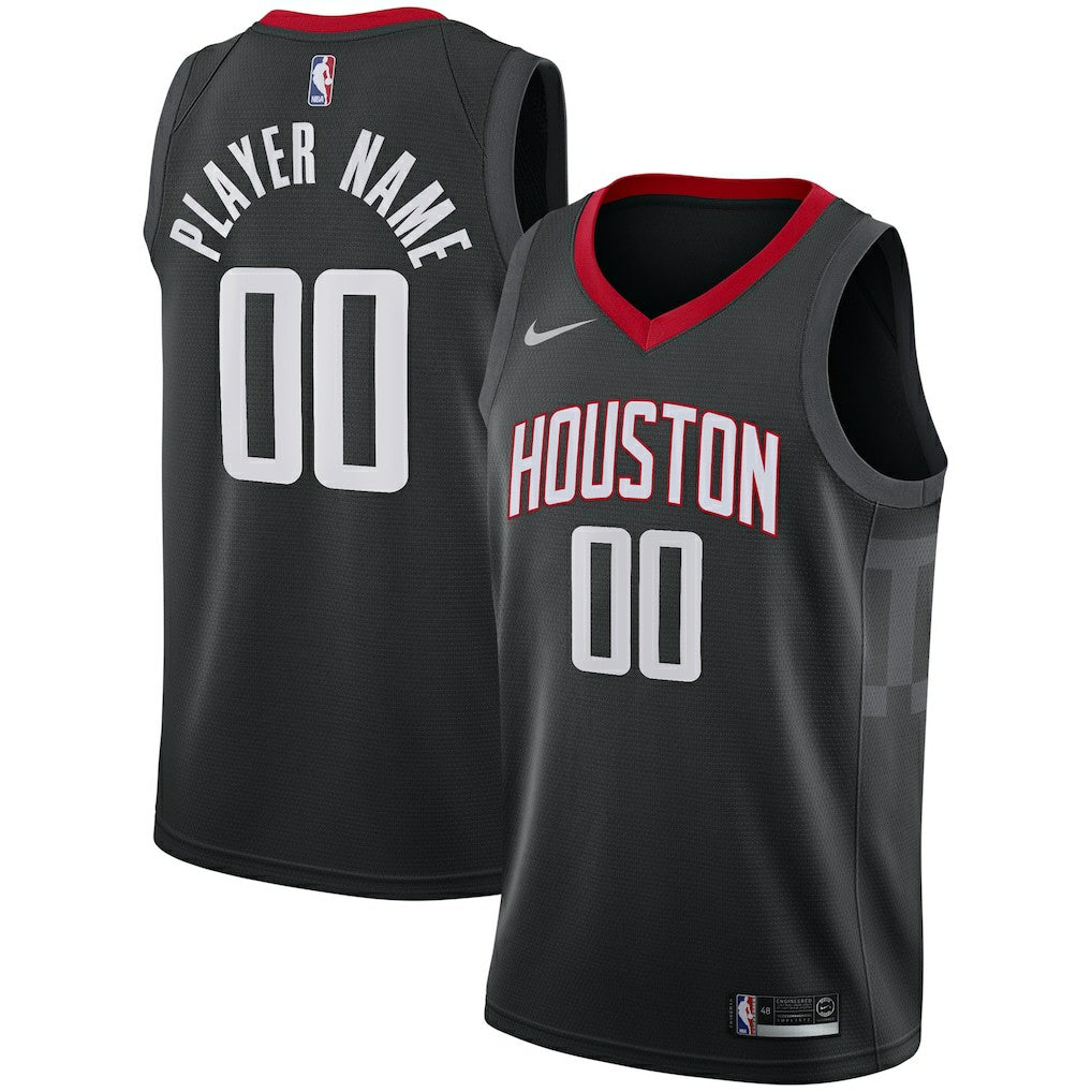 Houston Rockets Swingman Custom Jersey Black - Statement Edition on sale