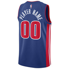 Detroit Pistons Swingman Custom Jersey Blue sale - Icon Edition sale