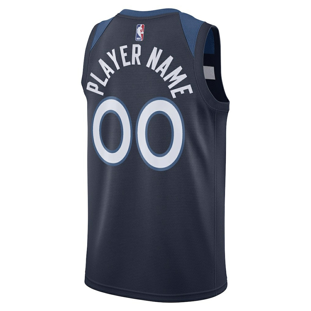 Minnesota Timberwolves Swingman Custom Jersey Navy - Icon Edition online