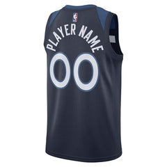 Minnesota Timberwolves Swingman Custom Jersey Navy - Icon Edition online