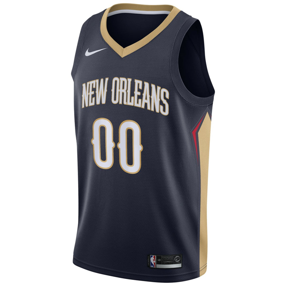 New Orleans Pelicans Swingman Custom Jersey Navy - Icon Edition outlet