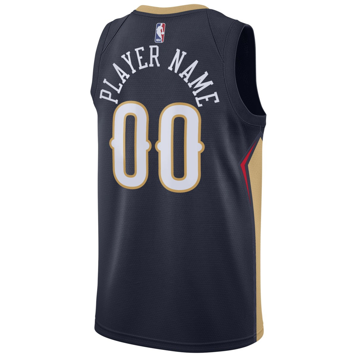 New Orleans Pelicans Swingman Custom Jersey Navy - Icon Edition outlet
