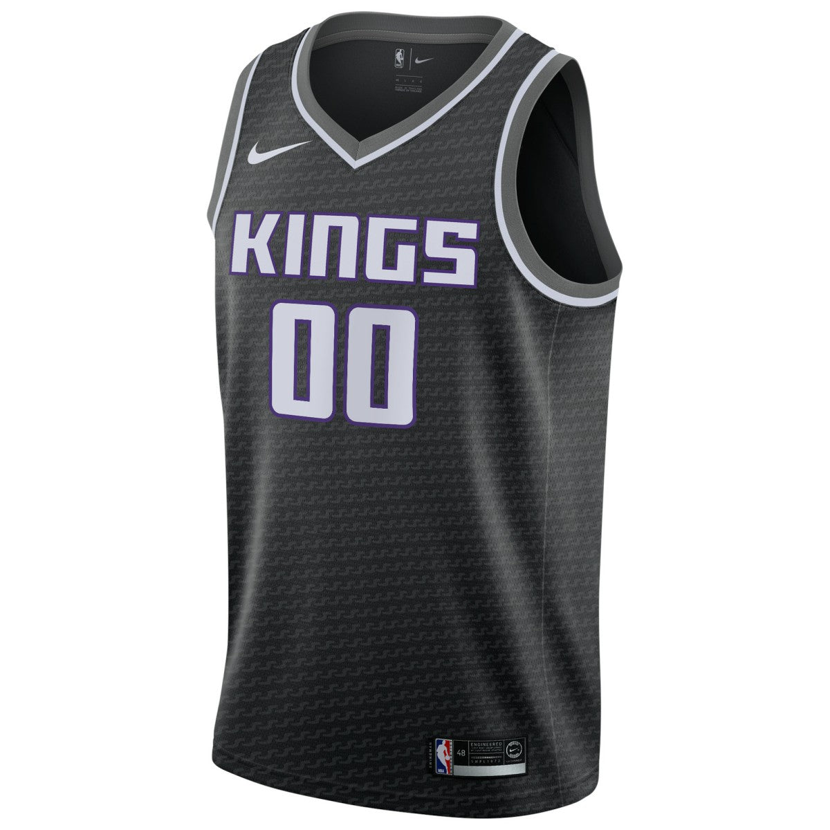 Sacramento Kings Swingman Custom Jersey Black - Statement Edition sale