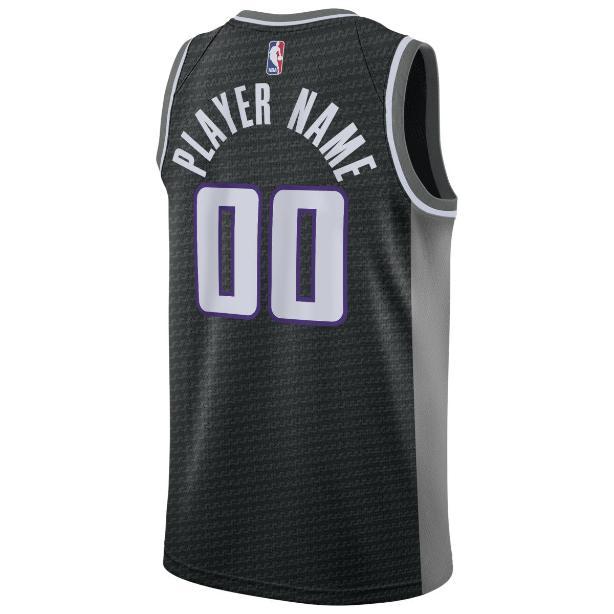 Sacramento Kings Swingman Custom Jersey Black - Statement Edition sale