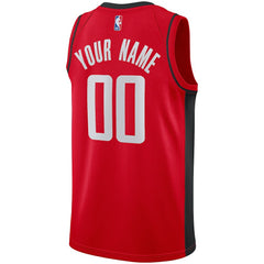 Houston Rockets Custom Swingman Jersey - Icon Edition - Red on sale
