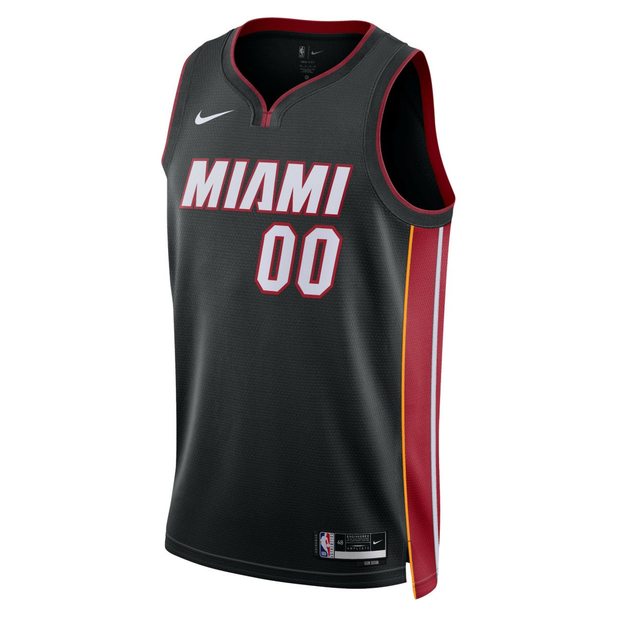 Miami Heat Unisex Swingman Custom Jersey Black - Icon Edition sale