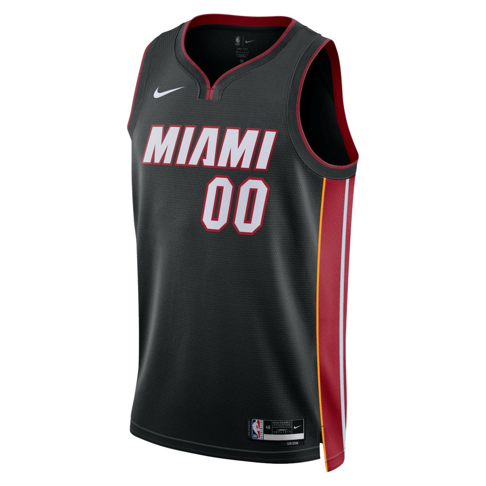 Miami Heat Unisex Swingman Custom Jersey Black - Icon Edition sale