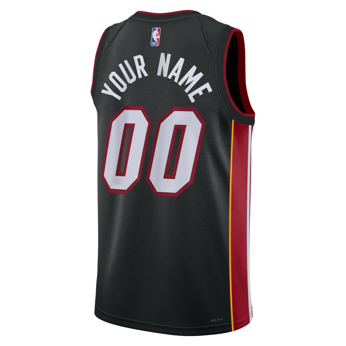 Miami Heat Unisex Swingman Custom Jersey Black - Icon Edition sale