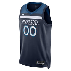 Minnesota Timberwolves Unisex Swingman Custom Jersey Navy - Icon Edition online