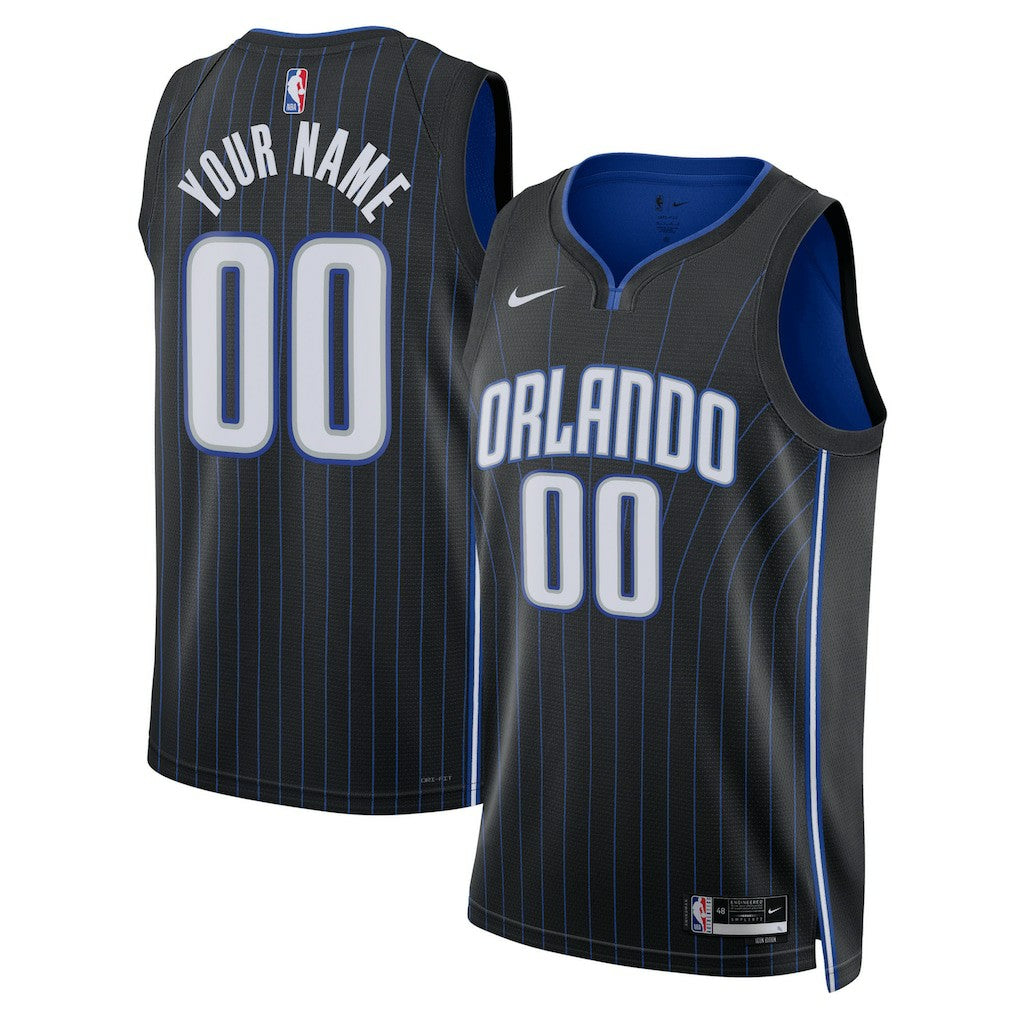 Orlando Magic Unisex Swingman Custom Jersey Black - Icon Edition for sale