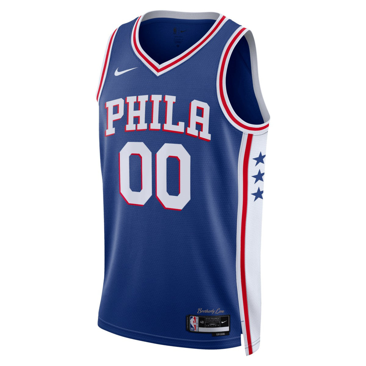 Philadelphia 76ers Unisex 2022/23 Swingman Custom Jersey Royal - Icon Edition online