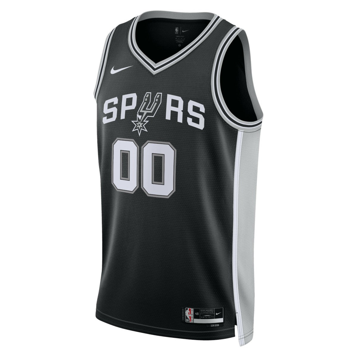 San Antonio Spurs Unisex Swingman Custom Jersey Black - Icon Edition cheap