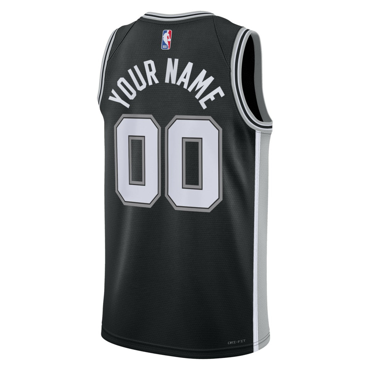 San Antonio Spurs Unisex Swingman Custom Jersey Black - Icon Edition cheap