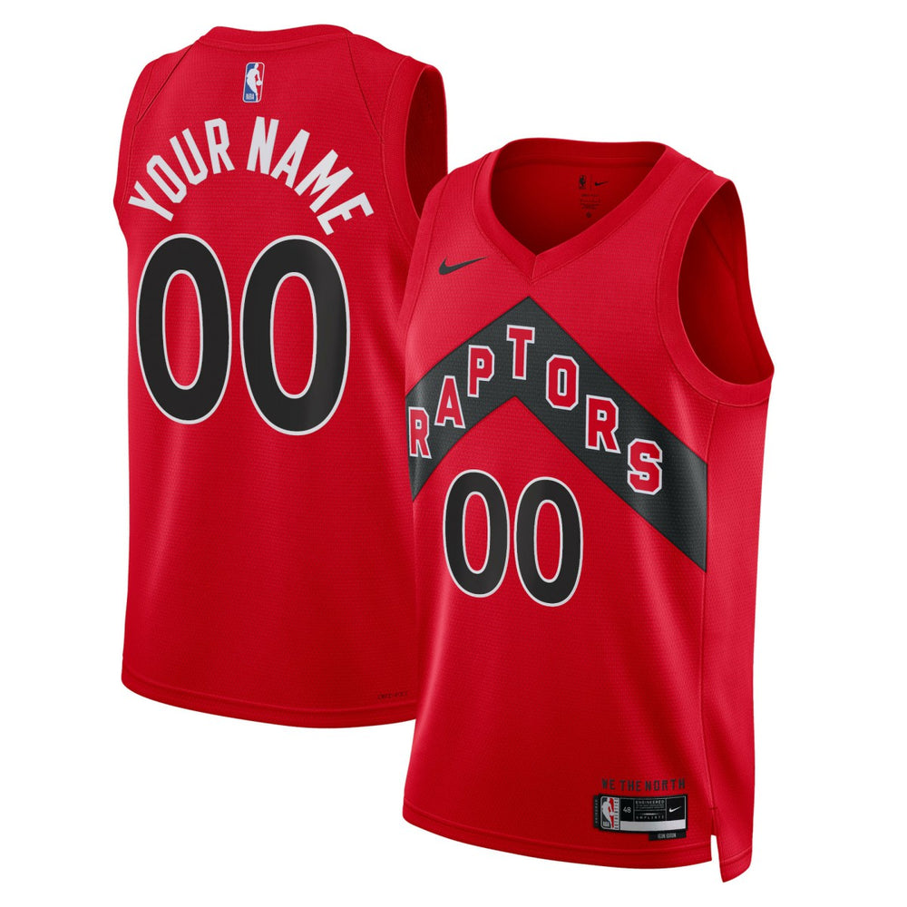 Toronto Raptors Unisex Swingman Custom Jersey Red - Icon Edition on sale