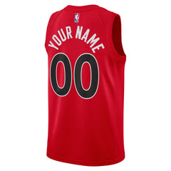 Toronto Raptors Unisex Swingman Custom Jersey Red - Icon Edition on sale