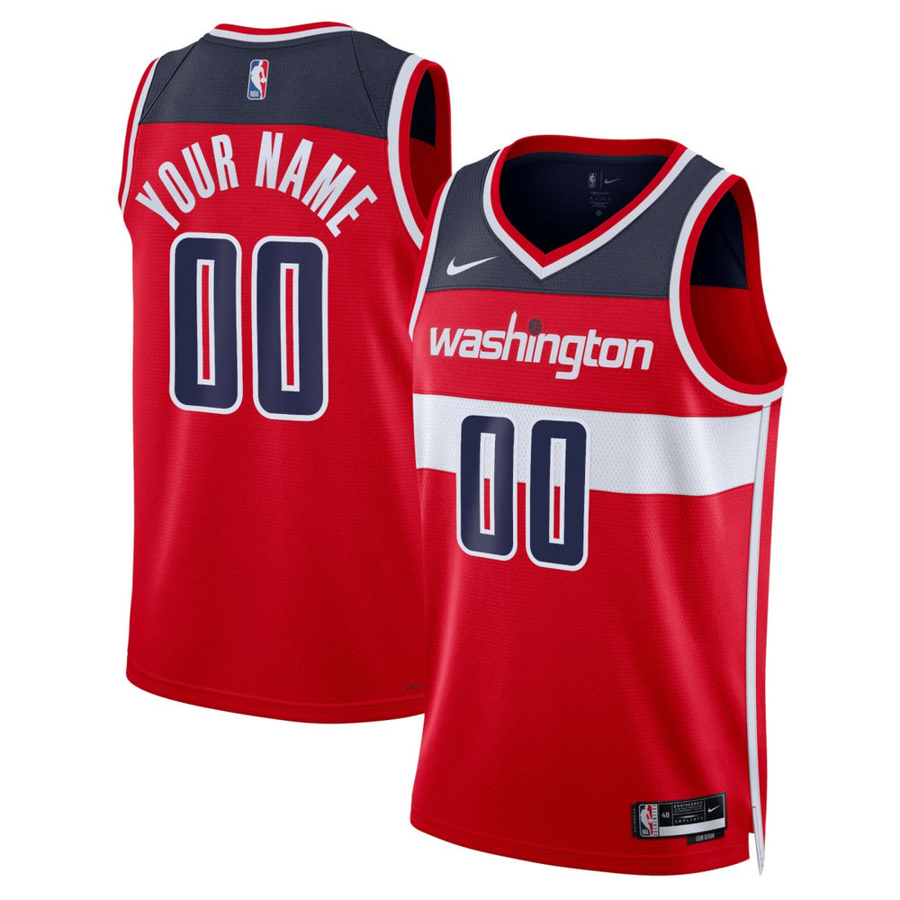 Washington Wizards Unisex Swingman Custom Jersey Red - Icon Edition on sale