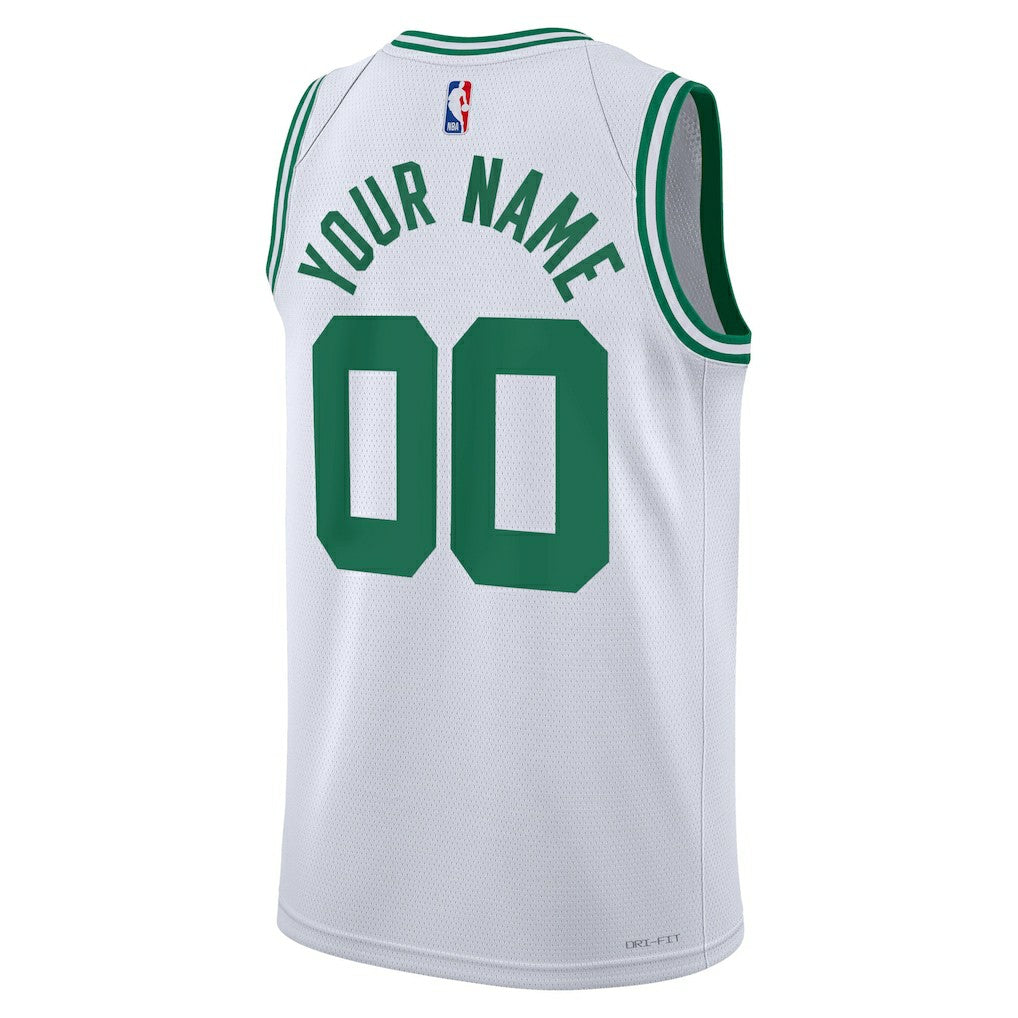 Boston Celtics Unisex Swingman Custom Jersey White - Association Edition shop