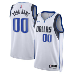 Dallas Mavericks Unisex Swingman Custom Jersey White sale - Association Edition shop