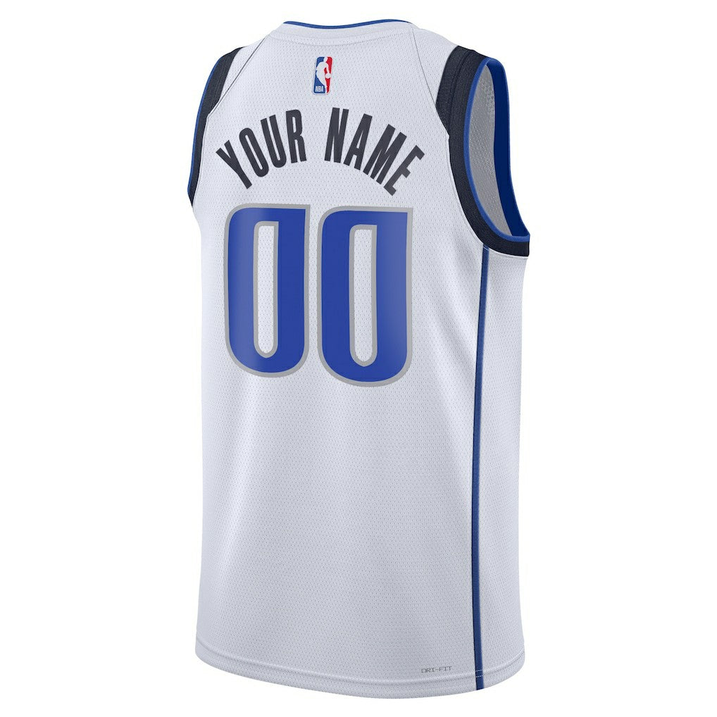 Dallas Mavericks Unisex Swingman Custom Jersey White sale - Association Edition shop