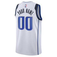 Dallas Mavericks Unisex Swingman Custom Jersey White sale - Association Edition shop