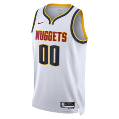 Denver Nuggets Unisex Swingman Custom Jersey White sale - Association Edition for sale