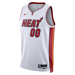 Miami Heat Unisex Swingman Custom Jersey White - Association Edition for sale