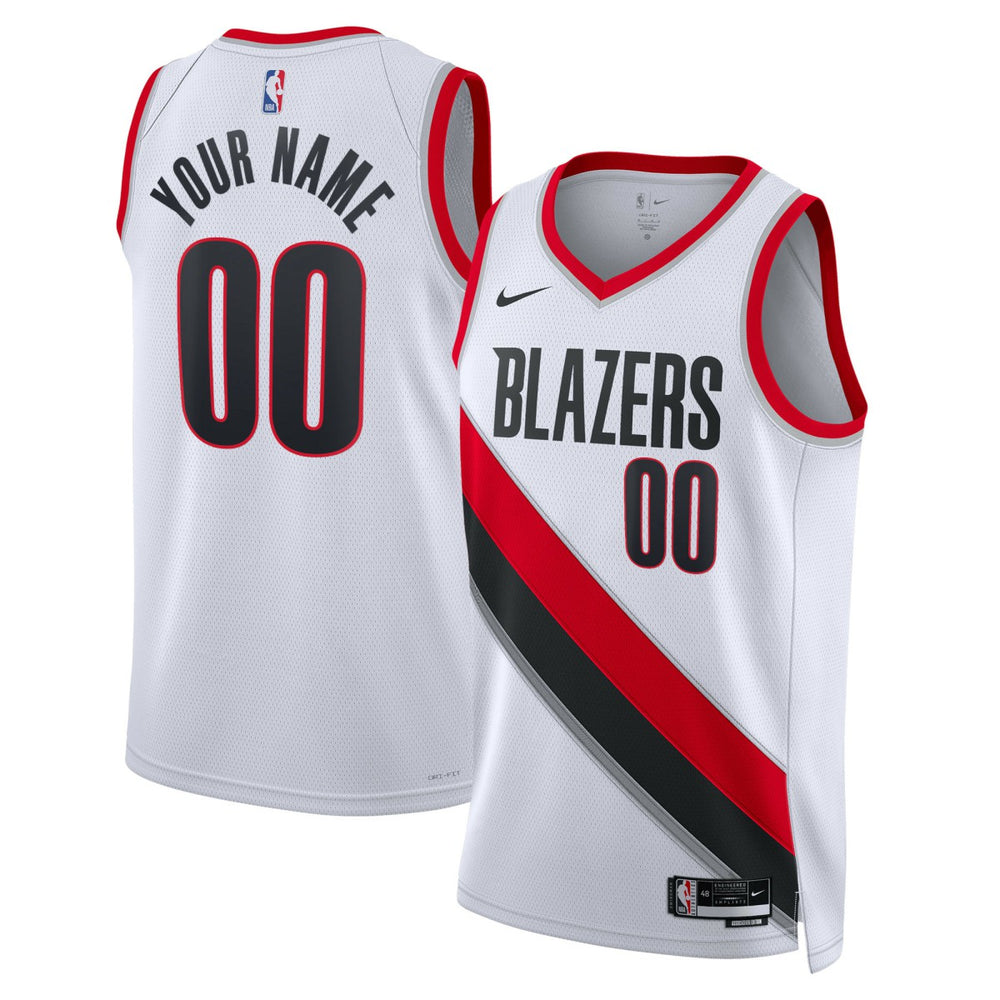 Portland Trail Blazers Unisex Swingman Custom Jersey White - Association Edition shop