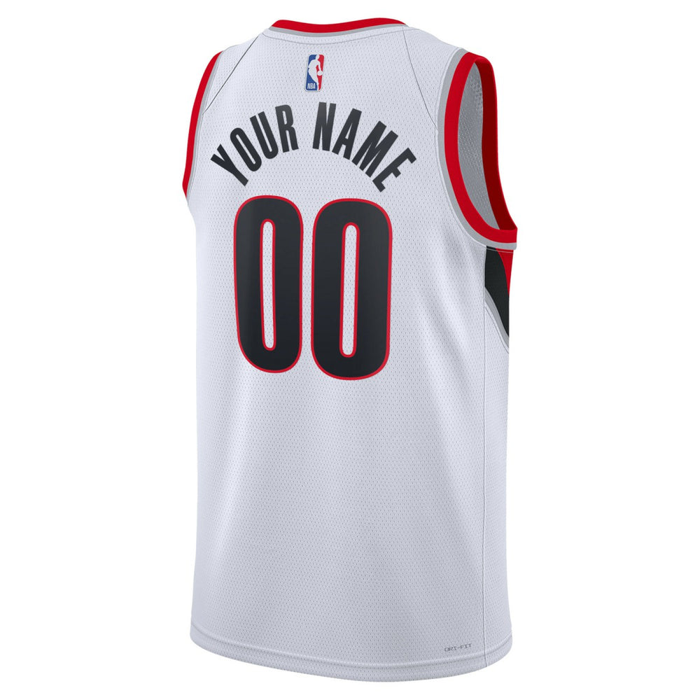 Portland Trail Blazers Unisex Swingman Custom Jersey White - Association Edition shop