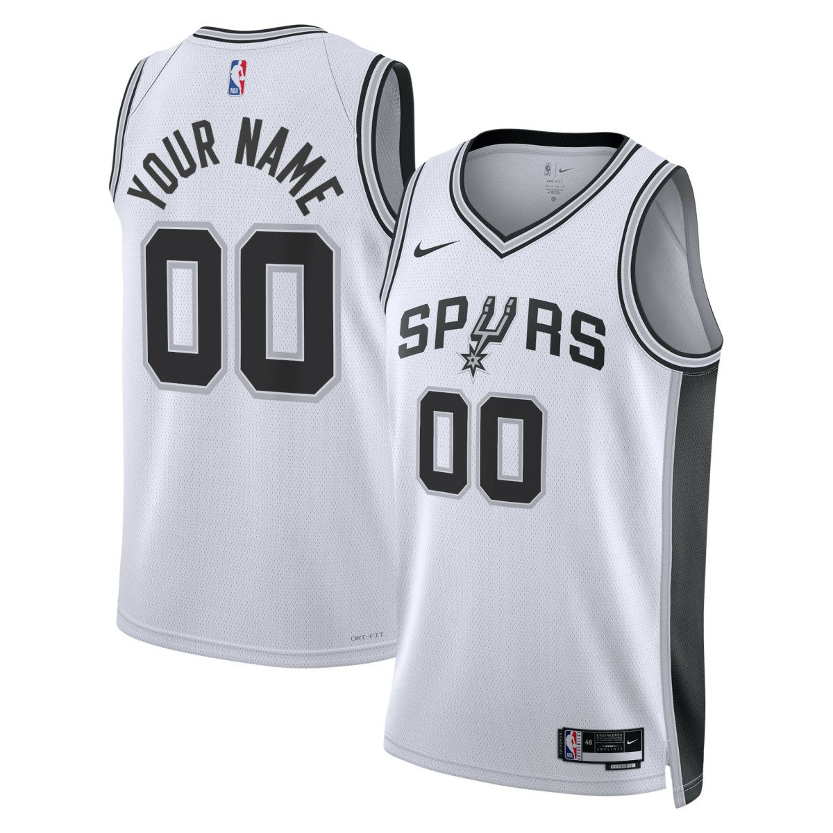 San Antonio Spurs Unisex Swingman Custom Jersey White - Association Edition outlet