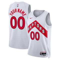 Toronto Raptors Unisex Swingman Custom Jersey White - Association Edition discount
