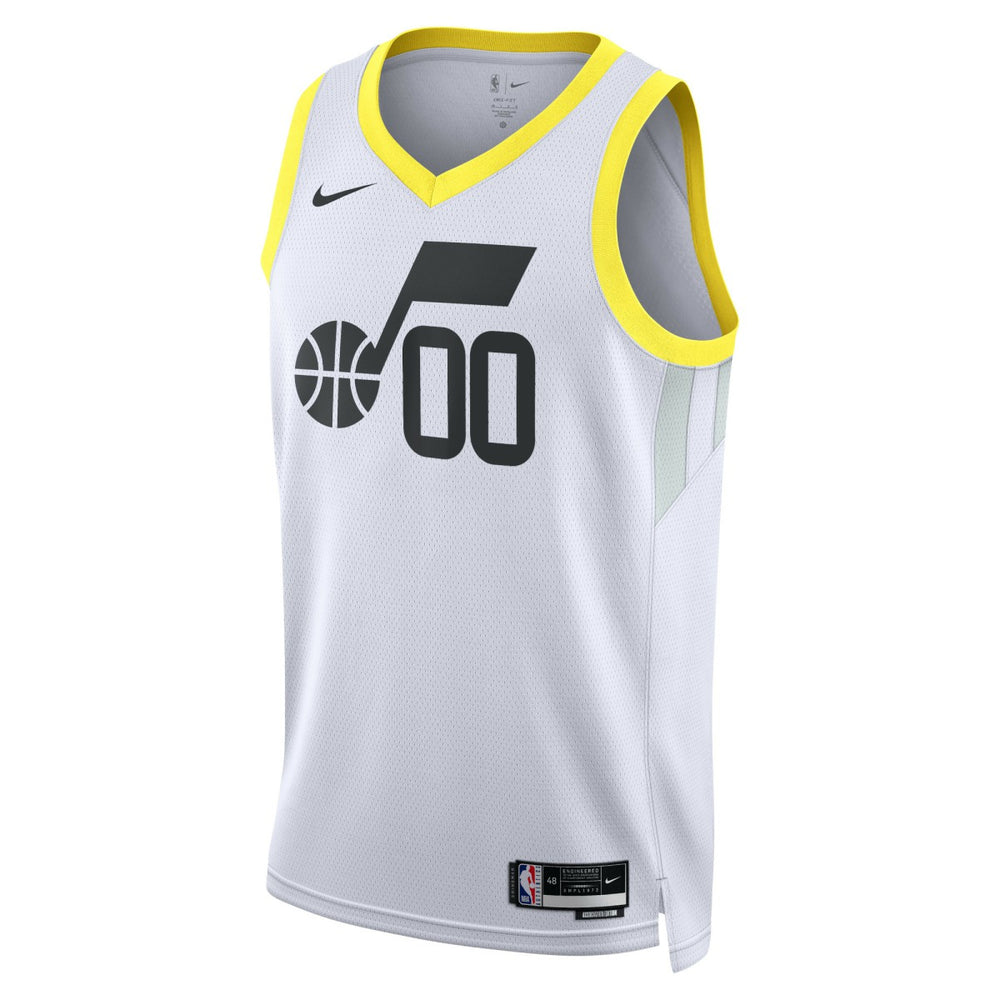 Utah Jazz Unisex Swingman Custom Jersey White - Association Edition shop
