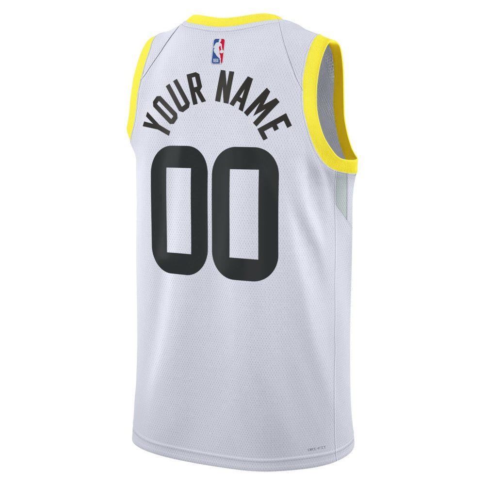 Utah Jazz Unisex Swingman Custom Jersey White - Association Edition shop