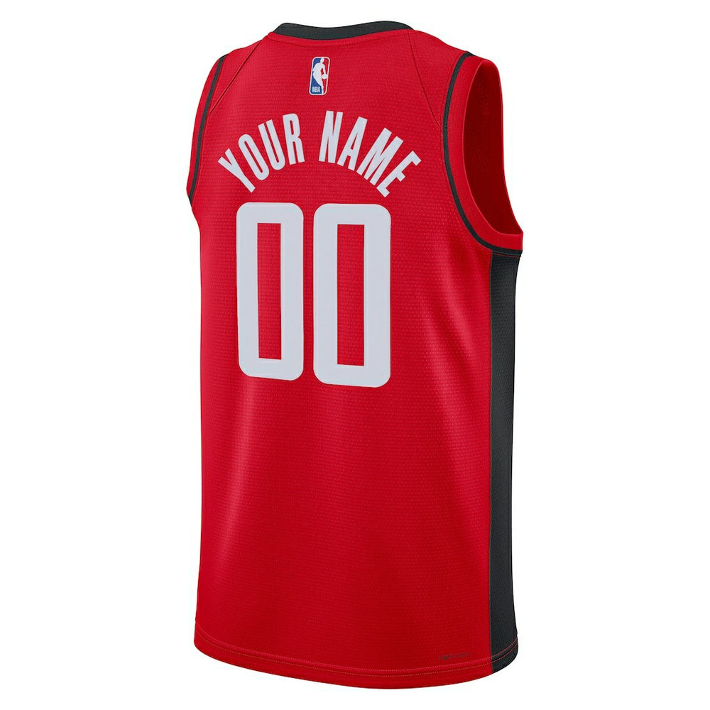 Houston Rockets Unisex Swingman Custom Jersey Red - Icon Edition cheap