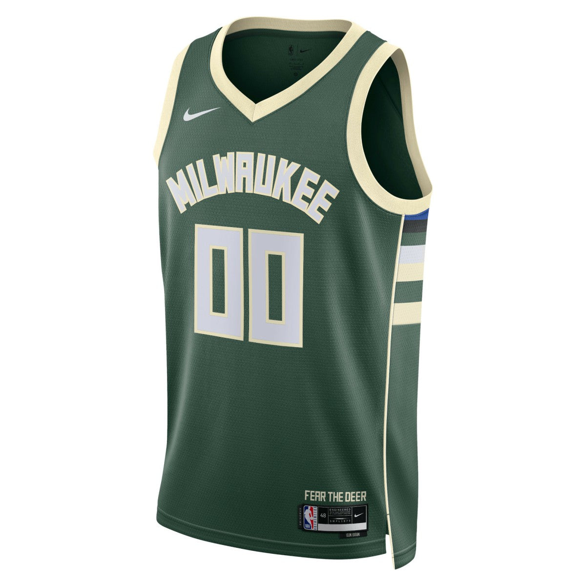 Milwaukee Bucks Unisex Swingman Custom Jersey Hunter Green - Icon Edition outlet