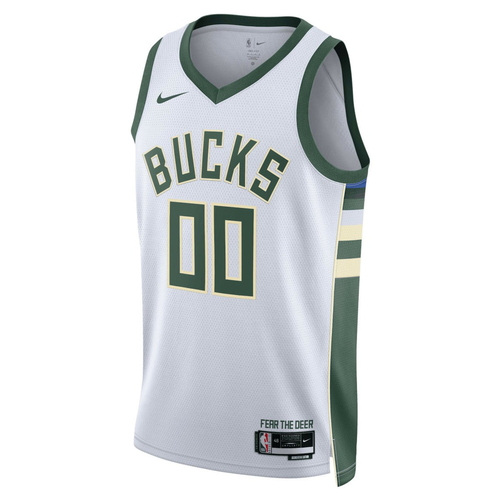 Milwaukee Bucks Unisex Swingman Custom Jersey White - Association Edition outlet