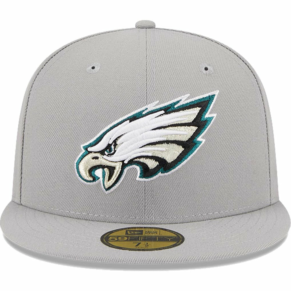 Philadelphia Eagles New Era Omaha 59FIFTY Fitted Hat - Gray cheap