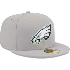 Philadelphia Eagles New Era Omaha 59FIFTY Fitted Hat - Gray cheap