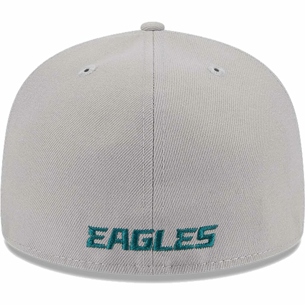 Philadelphia Eagles New Era Omaha 59FIFTY Fitted Hat - Gray cheap
