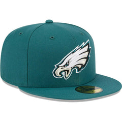 Philadelphia Eagles New Era Omaha 59FIFTY Fitted Hat - Midnight Green online