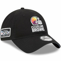 Cleveland Browns New Era 2023 NFL Crucial Catch 9TWENTY Adjustable Hat - Black on sale