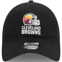 Cleveland Browns New Era 2023 NFL Crucial Catch 9TWENTY Adjustable Hat - Black on sale