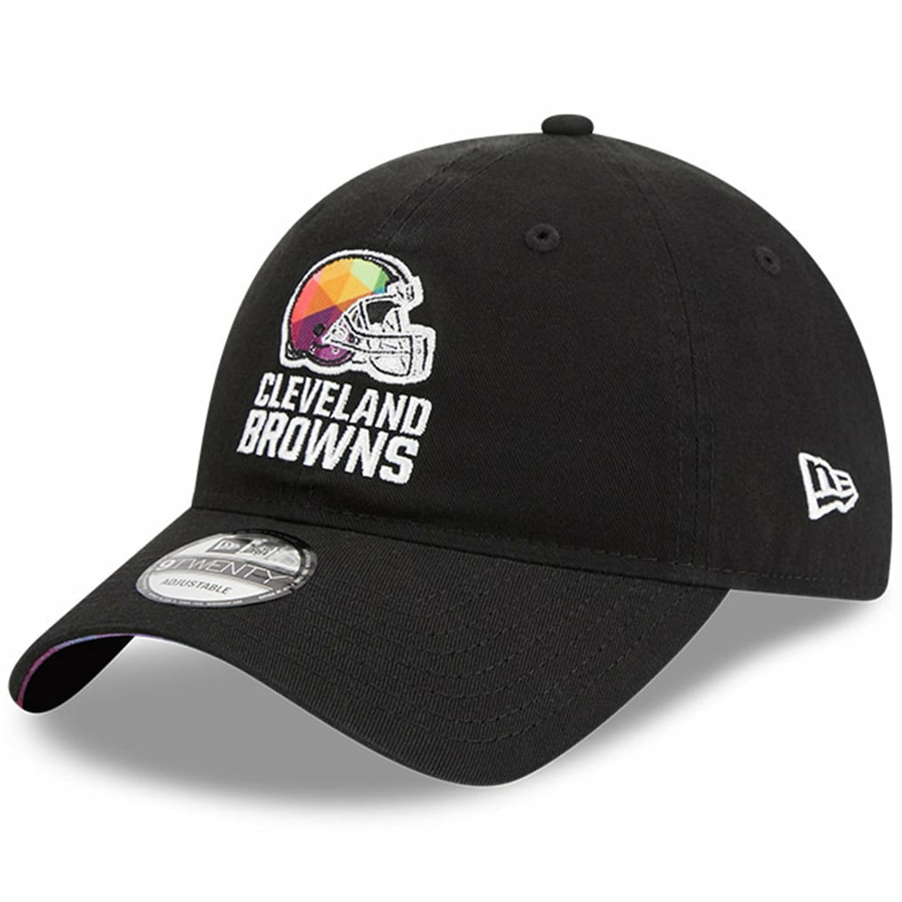 Cleveland Browns New Era 2023 NFL Crucial Catch 9TWENTY Adjustable Hat - Black on sale