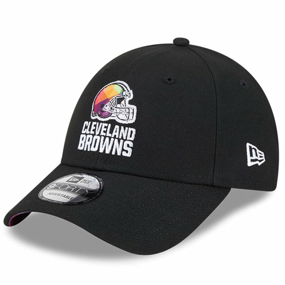 Cleveland Browns New Era 2023 NFL Crucial Catch 9FORTY Adjustable Hat - Black on sale