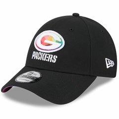 Green Bay Packers New Era 2023 NFL Crucial Catch 9FORTY Adjustable Hat - Black for sale