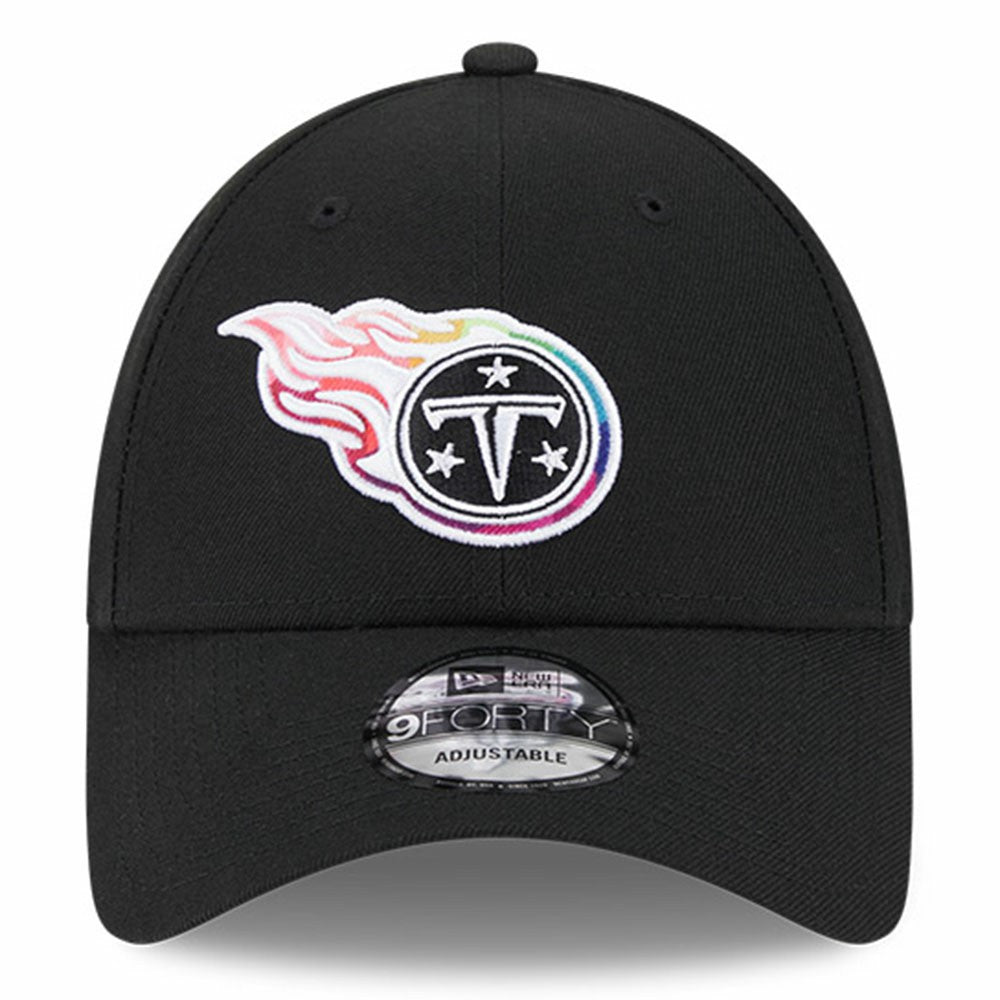 Tennessee Titans New Era 2023 NFL Crucial Catch 9FORTY Adjustable Hat - Black online