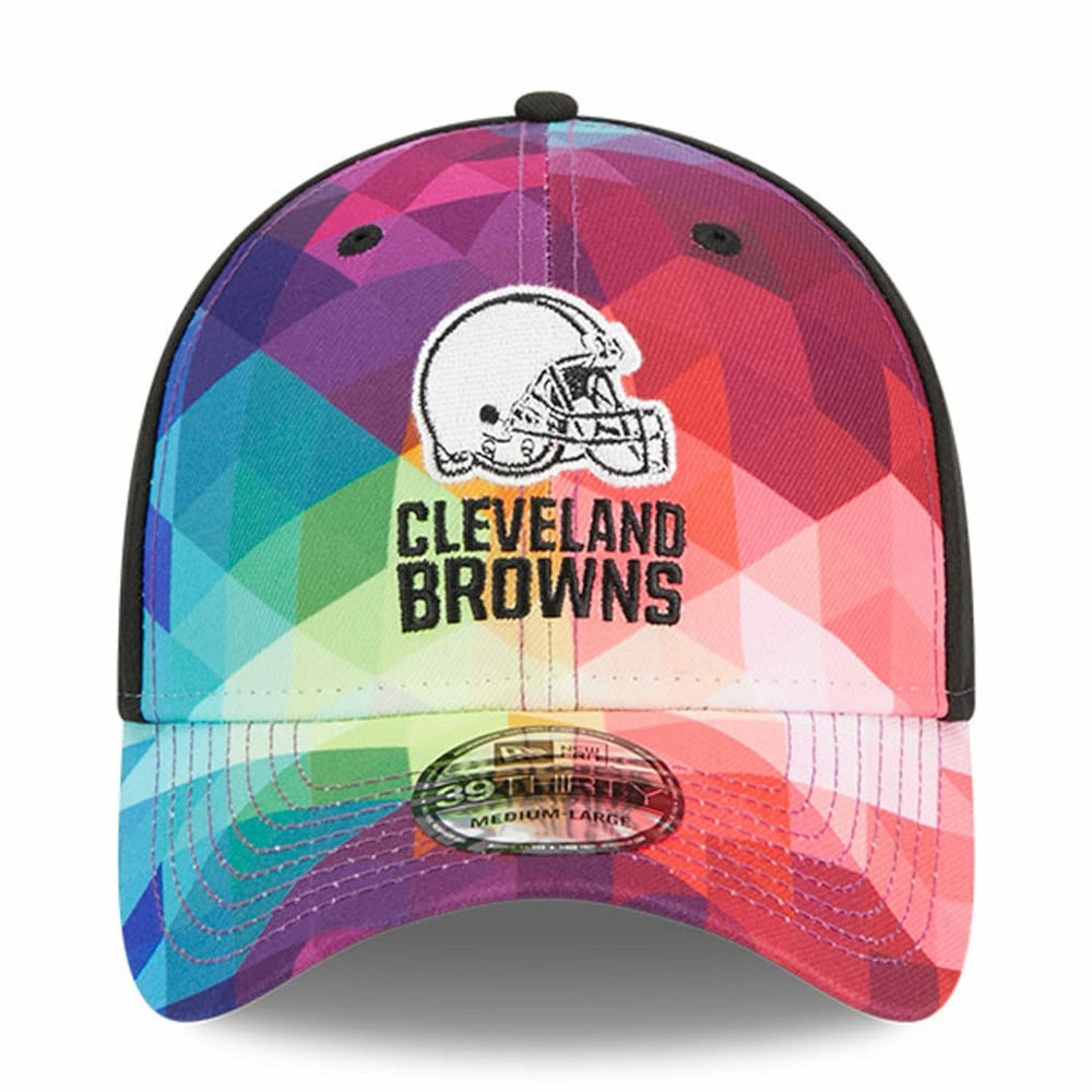 Cleveland Browns New Era 2023 NFL Crucial Catch 39THIRTY Flex Hat - Pink online
