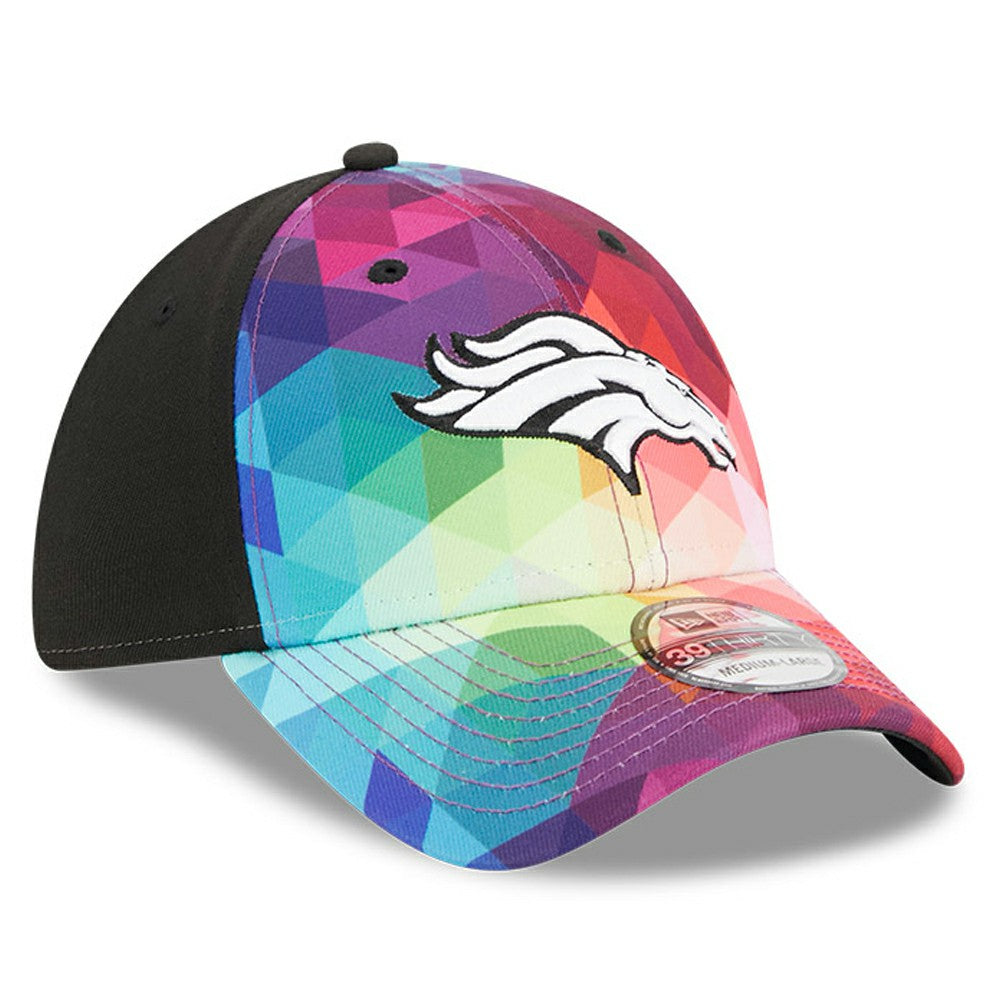 Denver Broncos New Era 2023 NFL Crucial Catch 39THIRTY Flex Hat - Pink for sale